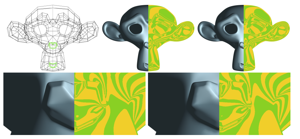 Semi-Sharp Subdivision Shading
